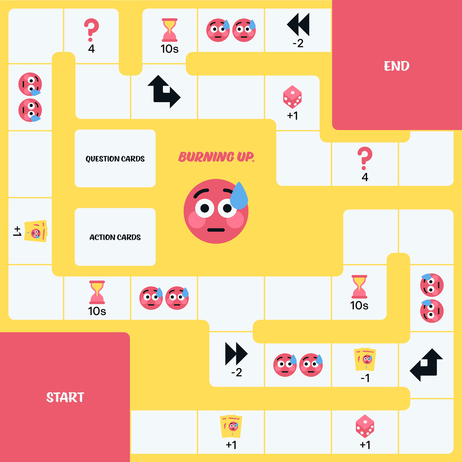 Game board, short side