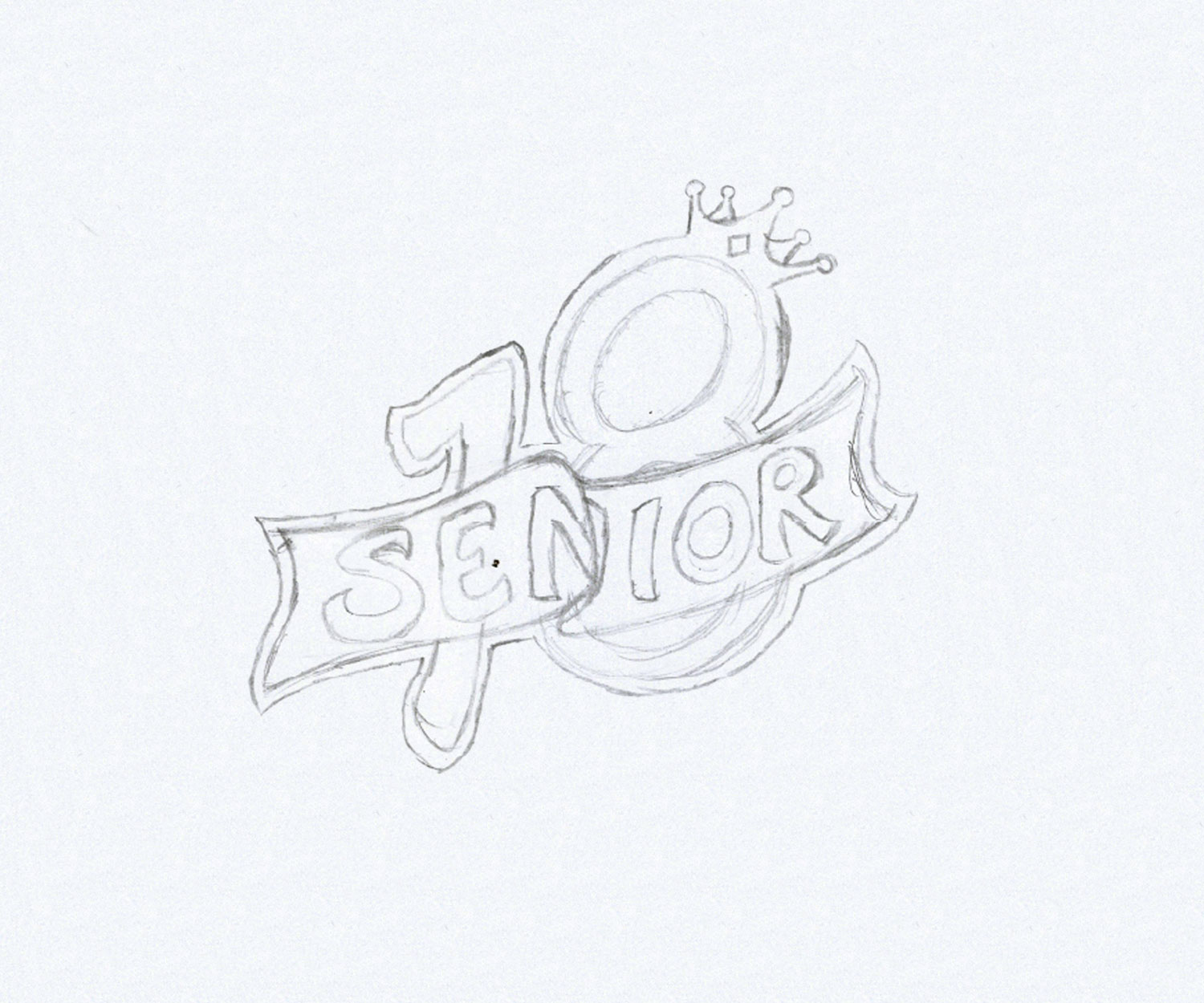 Revised shirt graphic sketch