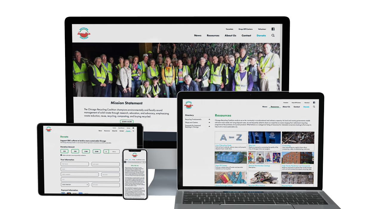 Chicago Recycling Coalition redesign