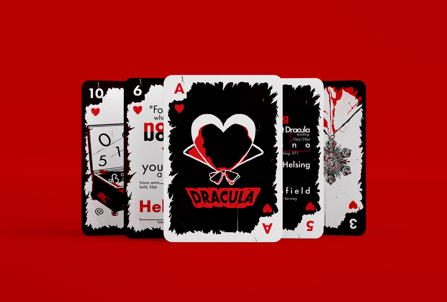 Faces of Fear playing cards