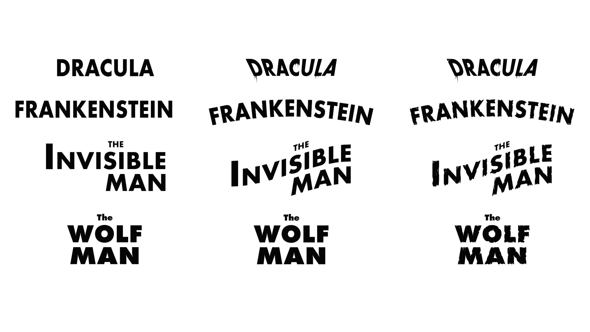 Title treatment development