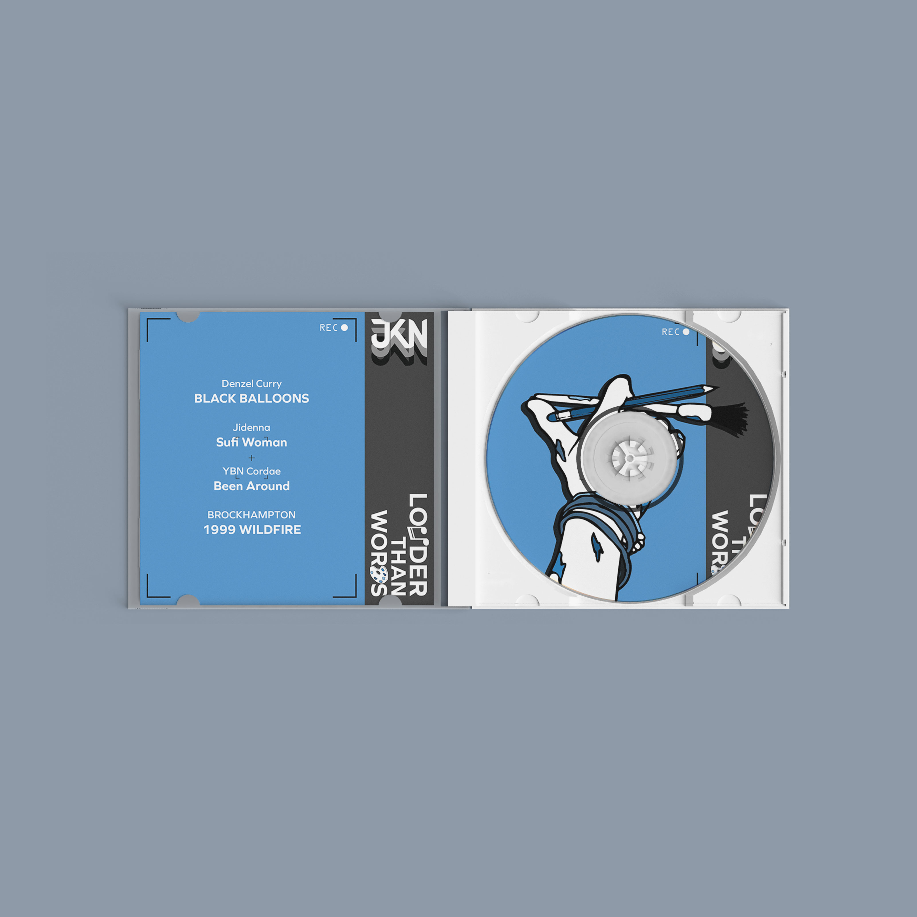 Louder Than Words cd case