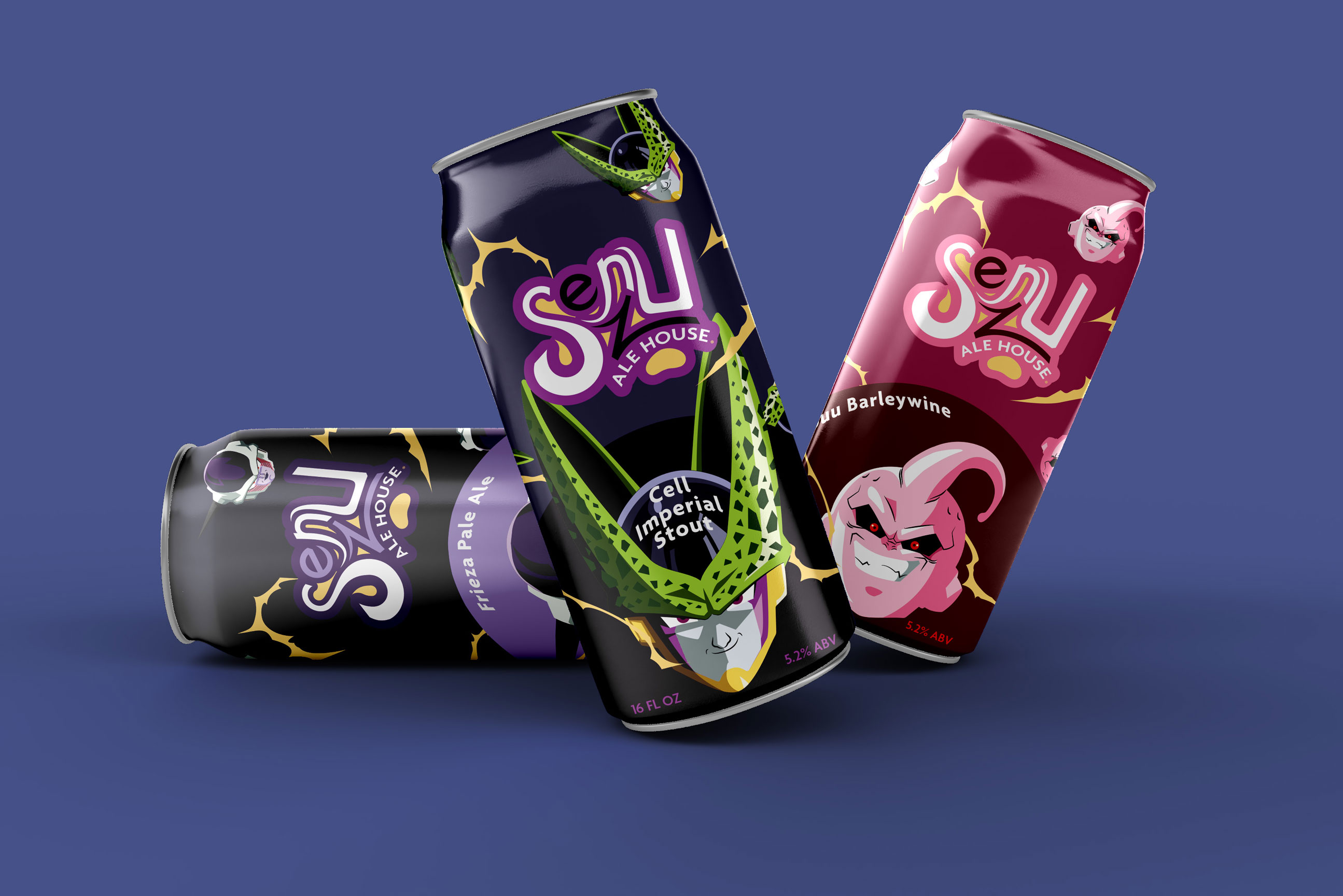 Senzu Ale House beer cans