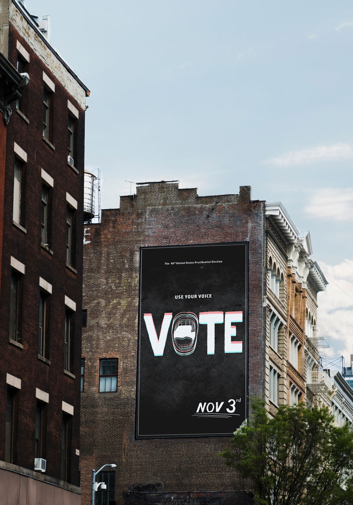 Use Your Voice election poster