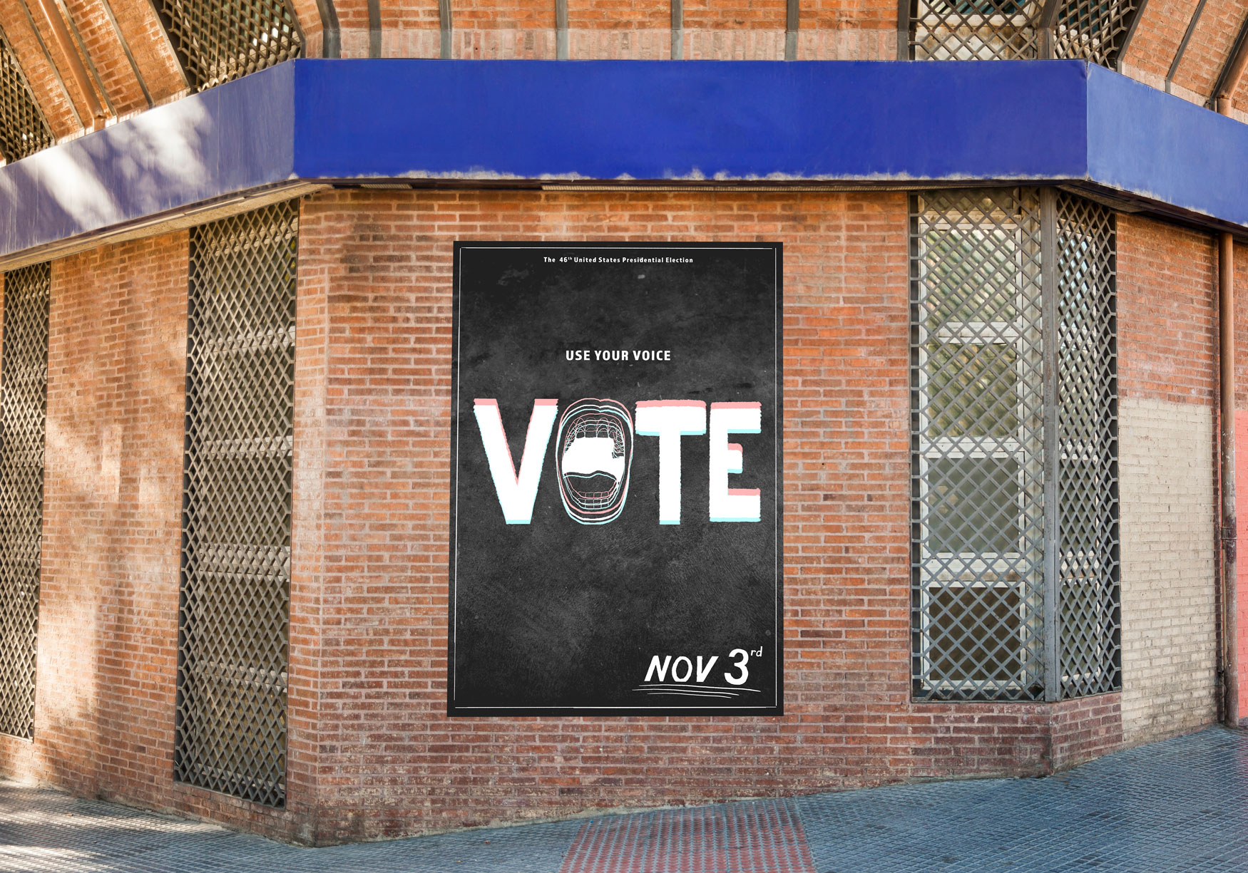 Use Your Voice election poster