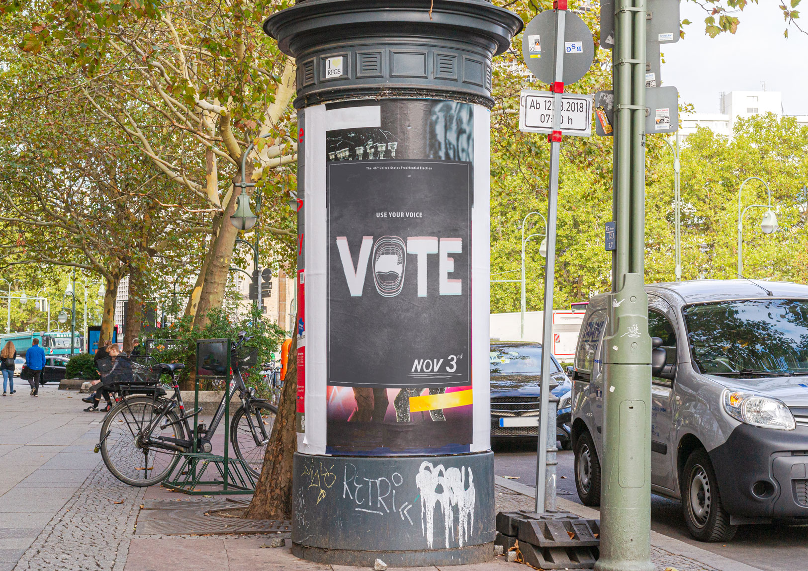 Use Your Voice election poster