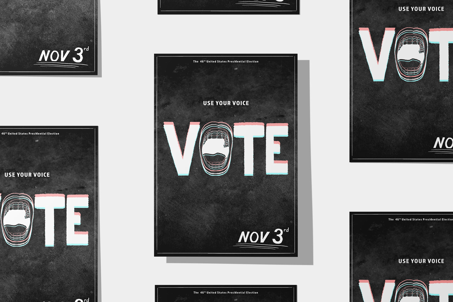 Use Your Voice election posters